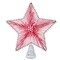 KSA 24" Red and White Peppermint Star Christmas Tree Topper, Unlit